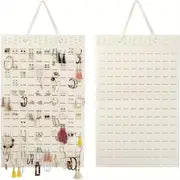 Felt Hanging Jewelry Organizer - Foldable Storage Bag