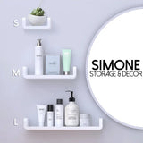 Wall-Mounted Bathroom Storage Rack for Organizing