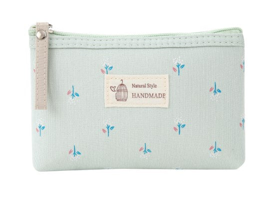 Women's Printed Canvas Travel Makeup Organizer Bag