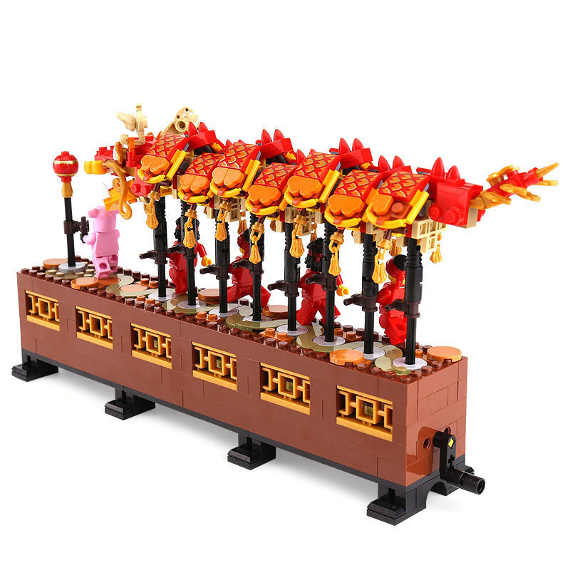 Dragon Dance Building Blocks - Educational Toy for Kids