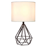 Minimalist Iron Diamond Table Lamp for Home Decor