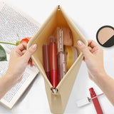 Portable Large Capacity Makeup Bag Set with Brush Holder
