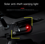 Car Solar Warning Light with Interior Simulation Alarm