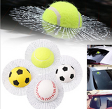 3D Tennis Car Decal for Unique Glass Decoration