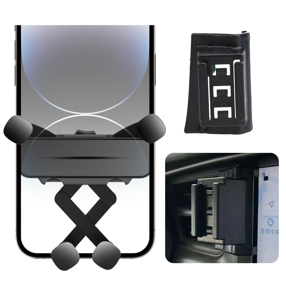 Car Phone Holder for Tesla Model X/S Auto Accessories [Special Vehicle Installation only for 2012-2020 Models & 2016-2020 ModelX] [Auto Lock Hands Free Cell Phone Mount Car fits for All Smartphones]