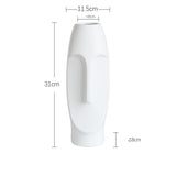 Nordic Ceramic Face Vase for Home Decor and Styling