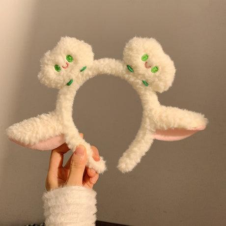 Cute Purple Plush Monster Headband Hair Accessory