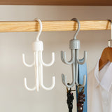 360-Degree Rotating Octopus Hook for Closet Storage