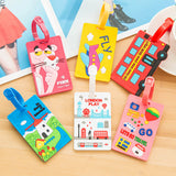 Creative Cartoon Silicone Luggage Tag for Suitcases