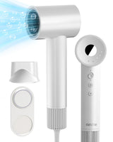 Hair Dryer 110000 RPM High Speed Blow Dryer 200 Millions Negative Ionic Hair Dryer for Fast Drying 1600W Quiet Hairdryer for Travel Hair Dryer with Concentrators Nozzle 4 Temp & 3 Speed Settings