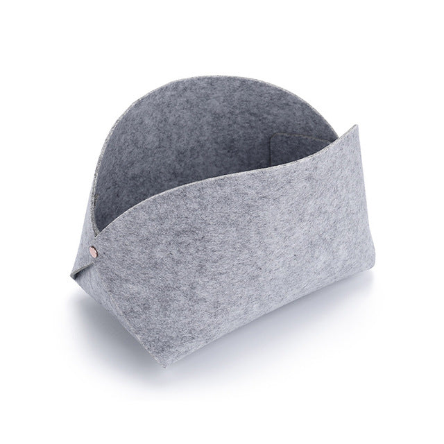 Felt Storage Basket for Desk and Nightstand
