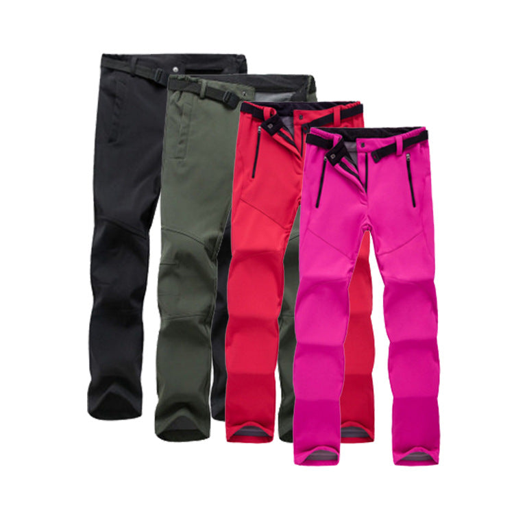 Men's Windproof Waterproof Softshell Hiking Pants
