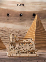 3D Wooden Puzzle Toy - Educational Mechanical Model