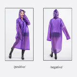 Thick Waterproof Hooded Raincoat for Outdoor Hiking