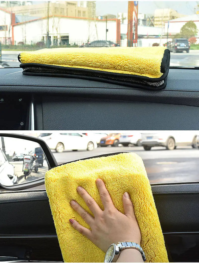2pcs Double Thick Absorbent Towel for Car Wash