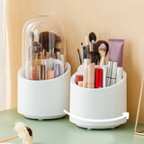 Rotating Makeup Brush Holder - Portable Storage Box