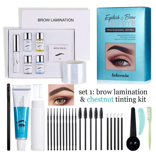 Kit de stratification et de teinture des sourcils