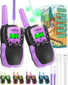 Vvinca Walkie Talkies for Kids Rechargeable Walkie Talkie Toy Gift for 3-12 Year Old Girl Boy with 22 Channel 2 Way Radio Flashlight 3 KM Long Range for Adventure Game Camping Halloween Christmas