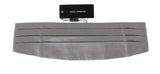 Dolce & Gabbana Elegant Silver Silk Cummerbund