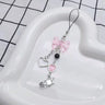 Kawaii Heart Bow Phone Chain - Aesthetic Accessory