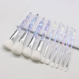 Crystal Diamond Makeup Brush Set for Beginners