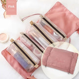 4 In 1 Large-Capacity Travel Makeup Organizer Bag