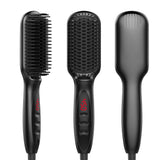 Hair Straightening Brush and Tool Set
