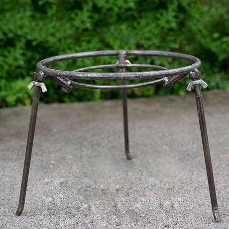 HAORIZISHOP Campfire TripodCamping Pans Open Fire Tripod Campfire Camping Backyards Patios Pot Stand Camping Tripod for Cooking