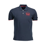 La Martina Short Sleeved T-Shirt Navy Blue - Men's