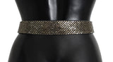 Dolce & Gabbana Embellished Sequined Wide Waist Belt