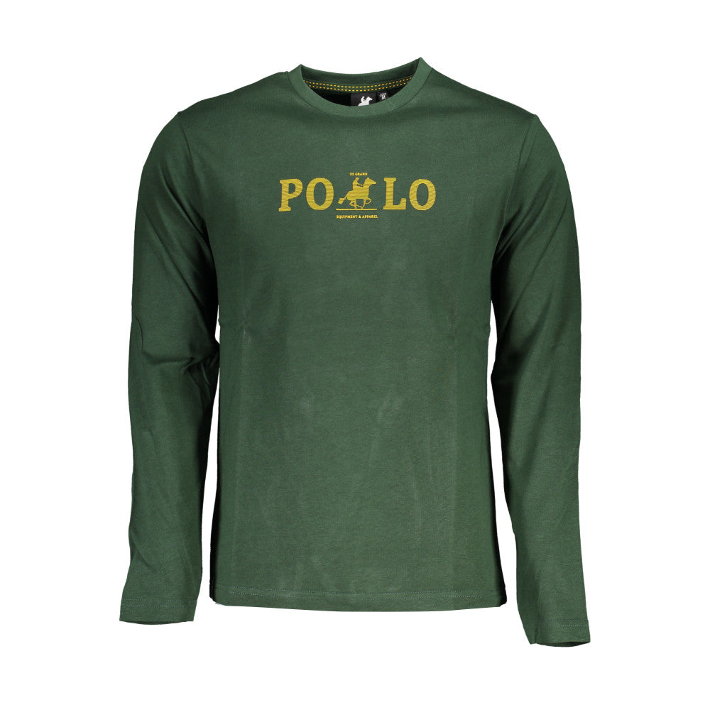 U.S. Grand Polo Long Sleeve T-Shirt Green - Men's