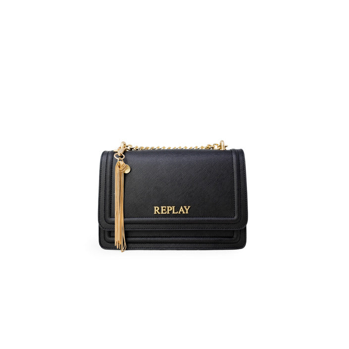 Replay Bag Plain Black 463871 - Women's