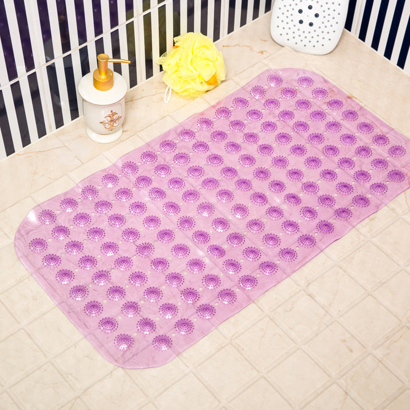 Square Non-Slip Bathroom Mat for Shower and Bath