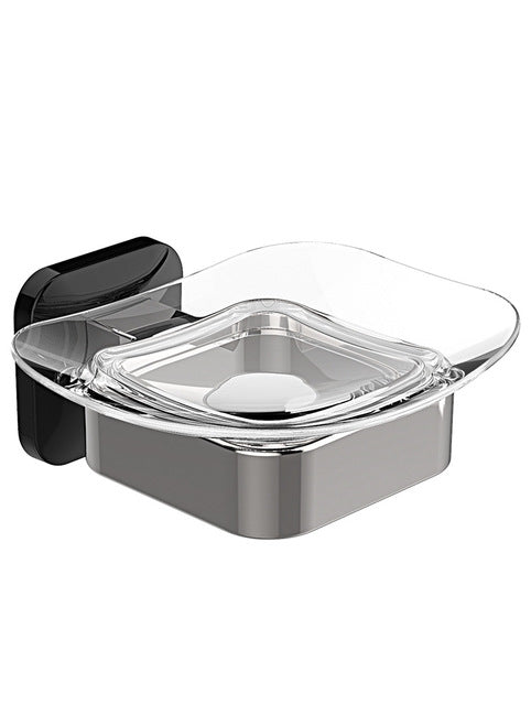 Transparent Soap Dish Holder for Bathroom Accessories