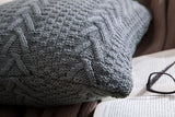 Chunky Knit Pillow Cover for Home Decor (No Insert)