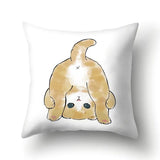 Funny Cat Pillowcases (17.32x17.32in) for Home Decor