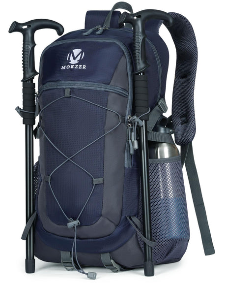 Hiking Backpack40L Lightweight Water Resistant Camping Daypack for Men and Women Travel Bag for Outdoor Sport Trekking(Blue)