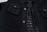 Dolce & Gabbana Black Wool Collared Full Zip Jacket