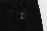 Costume National Sleek Slim Fit Black Denim Jeans