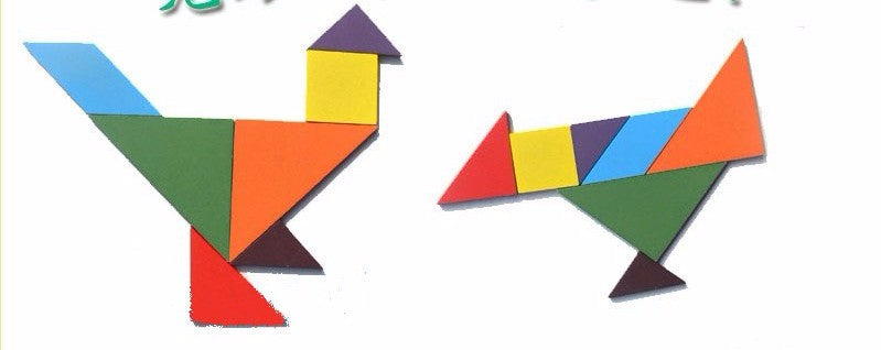Tangram Building Blocks - Educational Toy for Kids