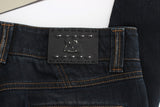 Ermanno Scervino Chic Slim Fit Italian Cotton Jeans