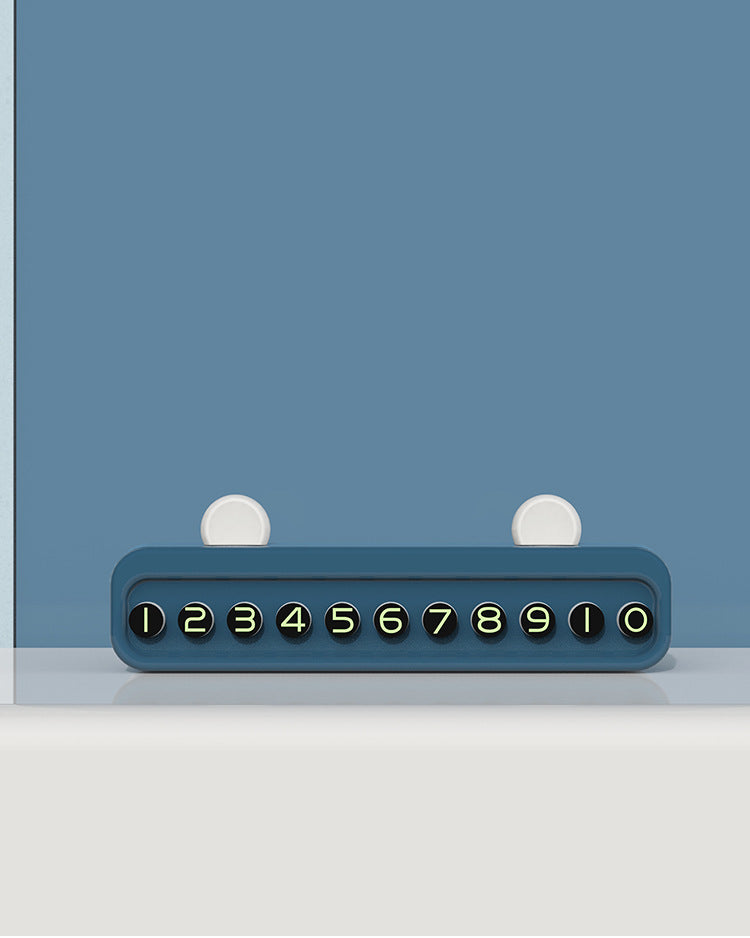 Car Parking Phone Number Sign for Vehicle Relocation