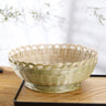 Bamboo Lotus-Shaped Fruit Basket for Home Storage