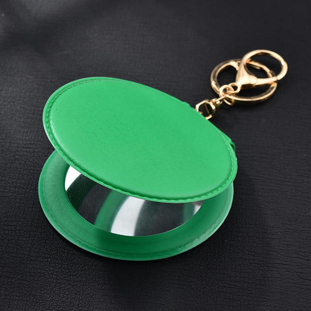 Candy Color Portable Foldable Round Makeup Mirror