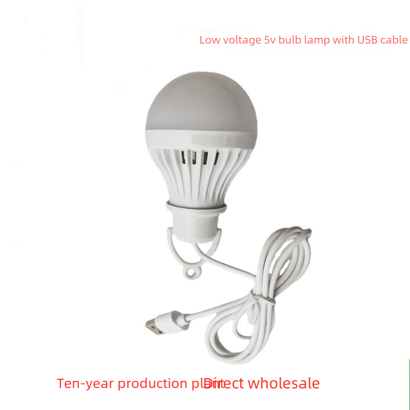 5V USB LED Bulb for Camping and Portable Use