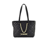 Love Moschino Bag with Zip Black - Women's