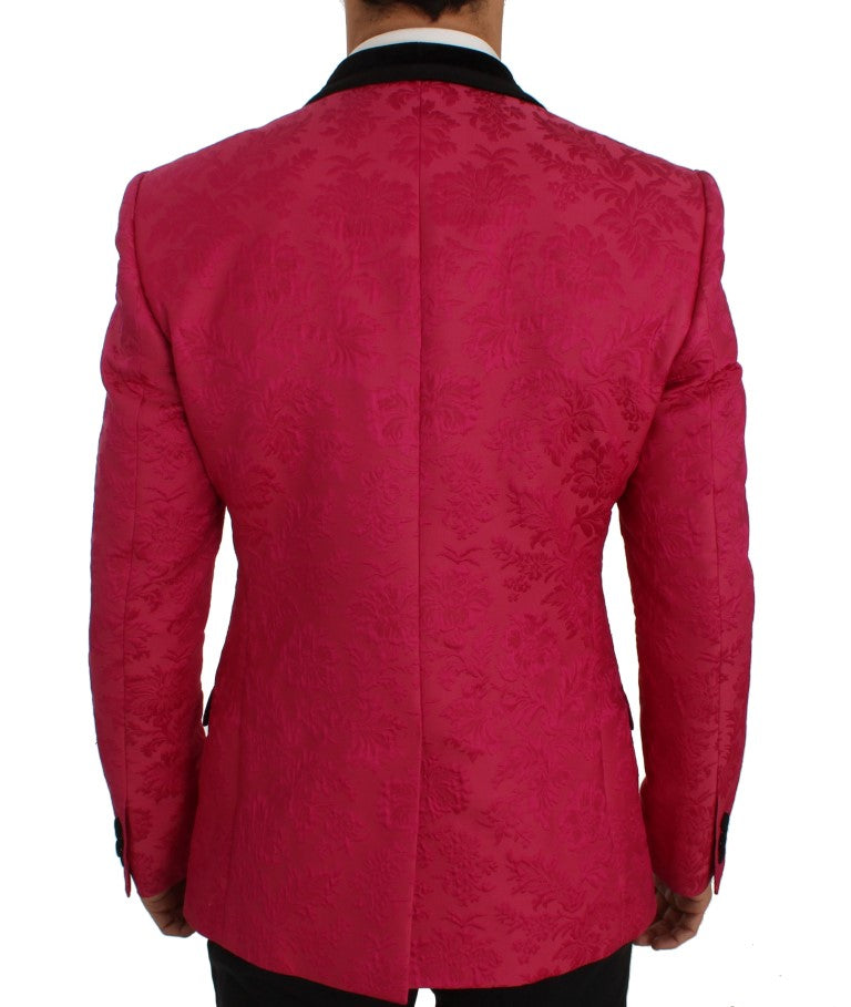 Dolce & Gabbana Floral Brocade Single-Breasted Blazer