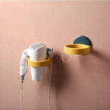 Wall-Mounted Hair Dryer Holder and Organizer (1pc)