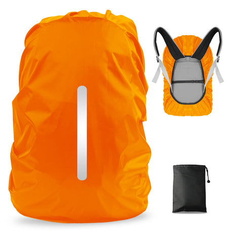 LAMA Waterproof Rain Cover for Backpack Backpack Rain Cover with Reflective Strip and Antislip Cross Buckle Strap Ultralight Compact Portable for Cycling Hiking Camping Traveling