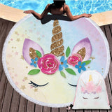Round Beach Towel, Bath Towel, Yoga Mat